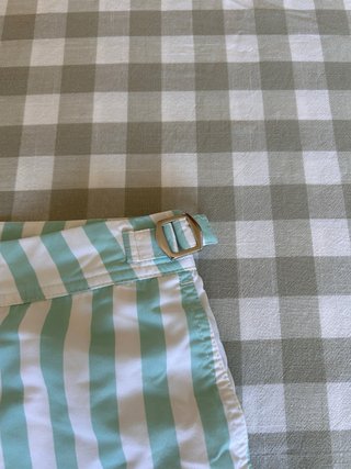 Bañador SOHHAN rayas verde menta/blanco Talla L