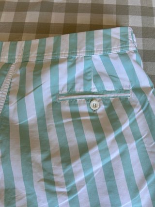 Bañador SOHHAN rayas verde menta/blanco Talla L