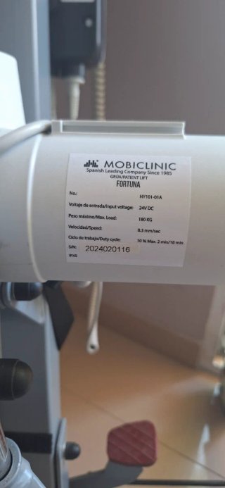 Grua electrica para minusvalidos.  Modelo Fortuna.