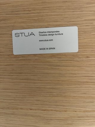 Mesa de comedor redonda de madera 120cm