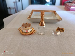 Lotto 3 Miniature Cristallo