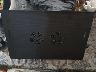 Base de apoyo para portátil con ventiladores