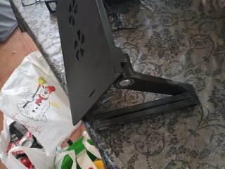 Base de apoyo para portátil con ventiladores