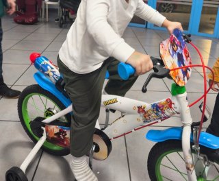 Bicicleta infantil 16 Sonic con ruedines