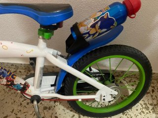 Bicicleta infantil 16 Sonic con ruedines