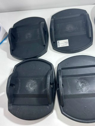 Juego 4 Placas Stützplatten leer descripcion