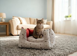 Cama para Perros/Gatos Estampado Gatitos