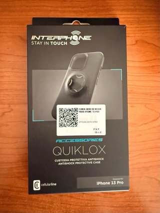 Soporte Antivibración Interphone Quiklox Moto