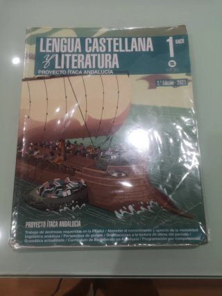 Libro de lengua Castellana y liteatura  1 Bachille