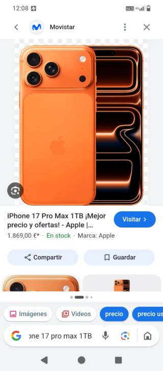 iPhone 17 Pro Max 1TB Naranja