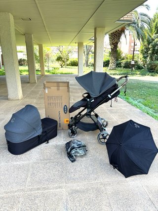 Carrito Bebé Jane Kendo + Capazo + Accesorios