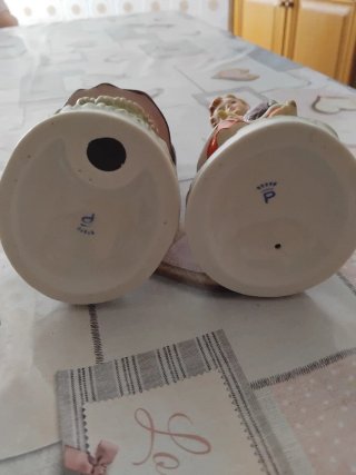 Coppia statuine contadini 20 cm