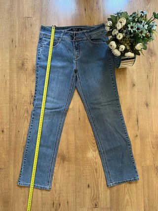 Jeans Roz&Ali Dritti Strass Y2K Donna Vintage