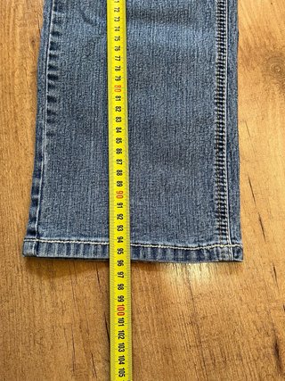 Jeans Roz&Ali Dritti Strass Y2K Donna Vintage