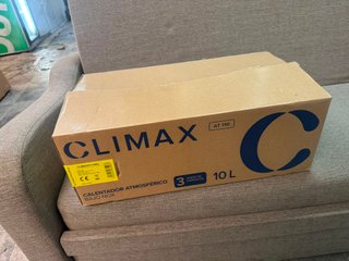 Calentador Gas Climax atmosférico 10L Gas Butano