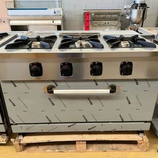 Cocina Industrial 3 Fuegos con Horno