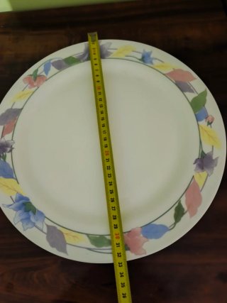 2 Platos Arcopal 32cm Florales