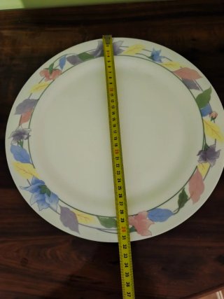 2 Platos Arcopal 32cm Florales