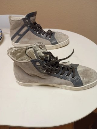 Hogan Rebel Mujer Talla 38.5 Gris/Plata