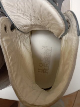 Hogan Rebel Mujer Talla 38.5 Gris/Plata