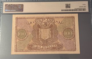 100 Pesetas España 1940 PMG 40