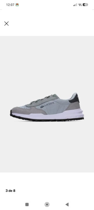 Zapatillas Lacoste Elite Grises