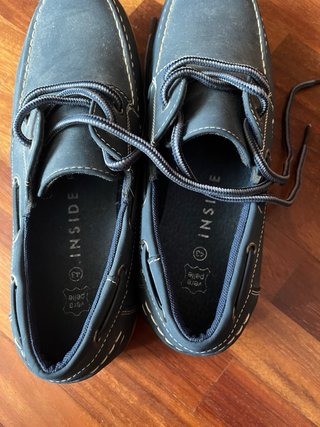 Zapatos náuticos azules talla 43
