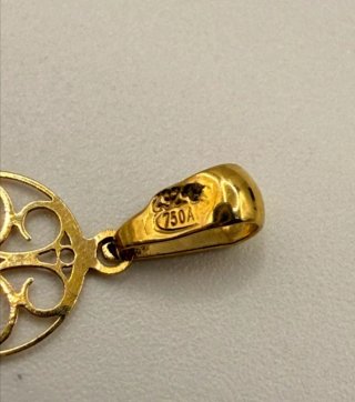 Colgante Oro 18k Hamsa