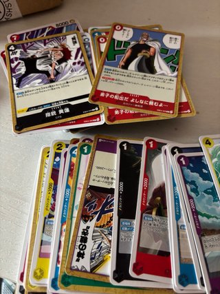 Lote 100 cartas One Piece
