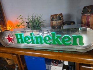 Letrero Luminoso Heineken Vintage 80s/90s