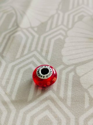 Pulsera Pandora Plata y Rojo