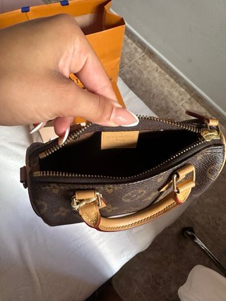 Louis Vuitton Nano Speedy Monogram Marrón