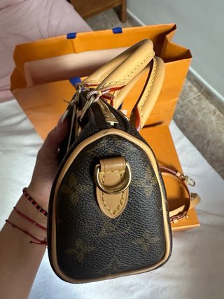 Louis Vuitton Nano Speedy Monogram Marrón