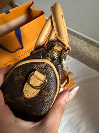 Louis Vuitton Nano Speedy Monogram Marrón