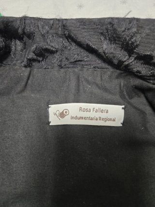 Traje fallero tradicional Torrentí gris