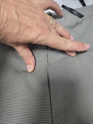 Traje fallero tradicional Torrentí gris