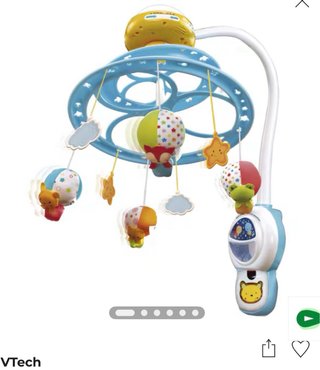 Móvil musical carrusel  para cuna de bebé vtech