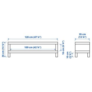 Mueble TV LACK Ikea