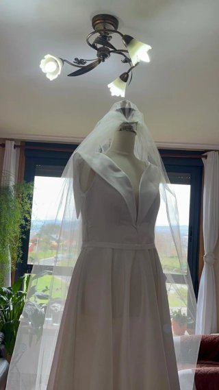 Vestido Novia Talla M/L Ajustable