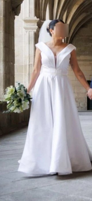 Vestido Novia Talla M/L Ajustable