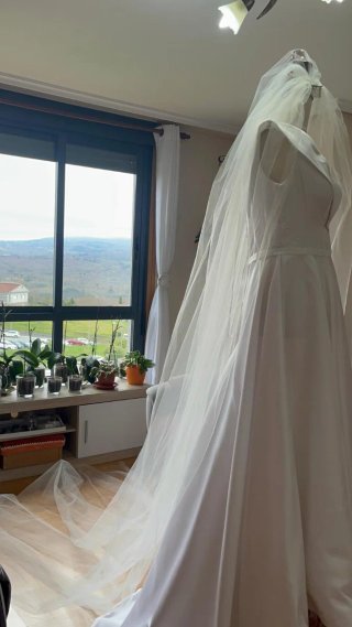 Vestido Novia Talla M/L Ajustable