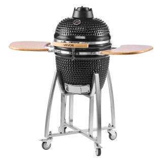 Barbecue Kamado in Ceramica con Ruote per Esterno