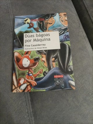 Libro de lectura Dúas bágoas por máquina