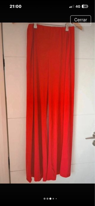 Pantalón fluido rojo nuevo