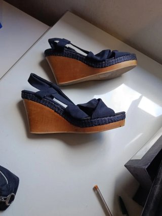 Cuñas Bimba y Lola Azul Marino