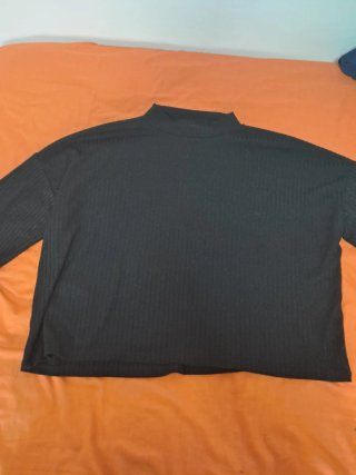 Jersey Stradivarius Negro Talla L