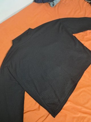 Jersey Stradivarius Negro Talla L