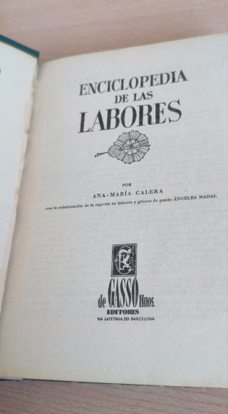 Enciclopedia de las Labores - Gassó Vintage