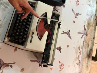 Máquina de escribir Alpina Vintage