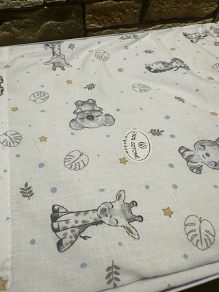 Juego Sábanas Minicuna KOALA Blanco Azul
